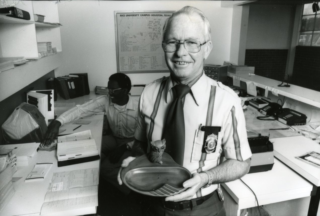 Harold Rodes Friday Follies: I Think It’s an Ashtray? | Rice History Corner
